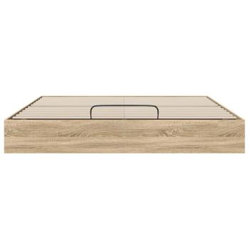 Ottoman Bettgestell Sonoma-Eiche 193 x 120 x 25 cm Spanplatte
