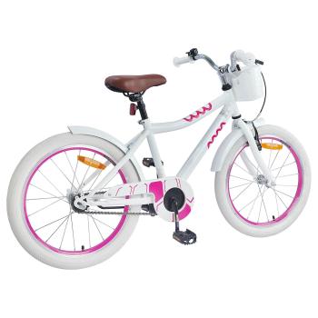 Kinderfahrrad 20 Zoll für 6-11 Jahre alt Weiß