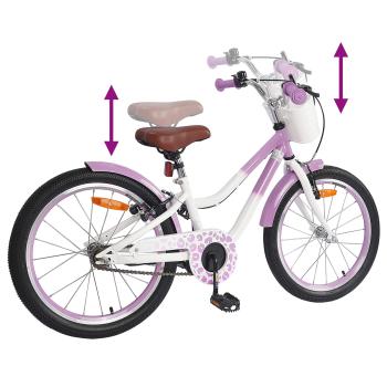Kinderfahrrad 20 Zoll für 6-11 Jahre alt Lila