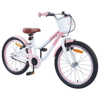 Kinderfahrrad 20 Zoll für 6-11 Jahre alt Hellrosa