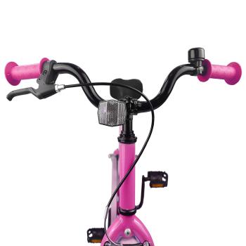 Kinderfahrrad 20 Zoll für 6-11 Jahre alt Dunkelrosa