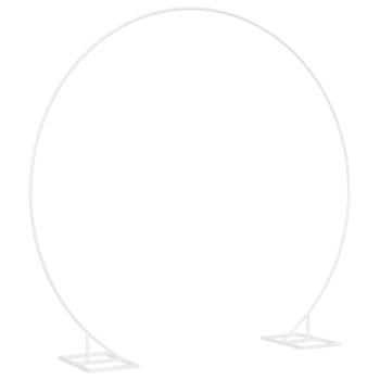 Hochzeitsbogen Weiß 220 x 45 x 200 cm Stahl