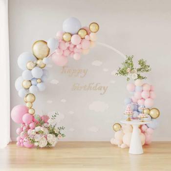 Hochzeitsbogen Weiß 220 x 45 x 200 cm Stahl