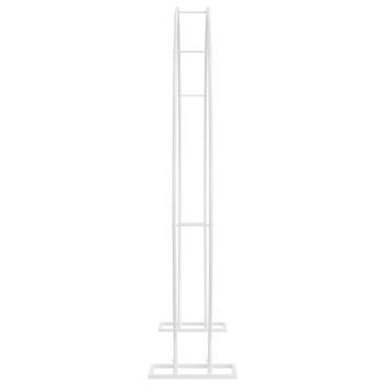 Hochzeitsbogen Weiß 220 x 45 x 200 cm Stahl