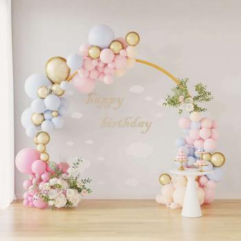 Hochzeitsbogen Gold 220 x 45 x 200 cm Stahl