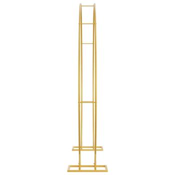 Hochzeitsbogen Gold 220 x 45 x 200 cm Stahl