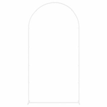 Hochzeitsbogen Weiß 100 x 39 x 200 cm Stahl