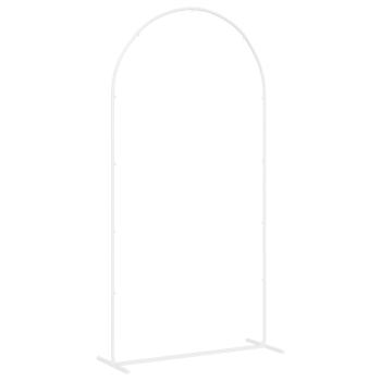 Hochzeitsbogen Weiß 100 x 39 x 200 cm Stahl