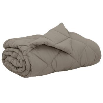 ARDEBO.de - Sommerdecke Hellgrau 200 x 200 cm Mikrofaser