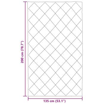 ARDEBO.de - Sommerdecke Hellgrau 240 x 260 cm Mikrofaser