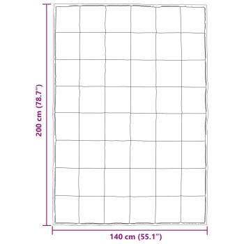 Sommerdecke Schwarz 140 x 200 cm Satin und Mikrofaser
