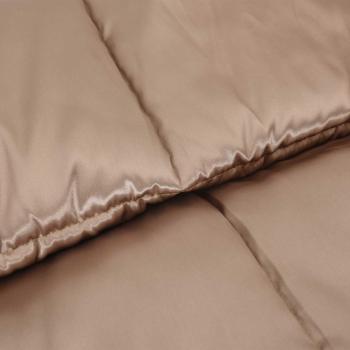 Ganzjahresbettdecke Gold 220 x 140 cm Satin und Mikrofaser