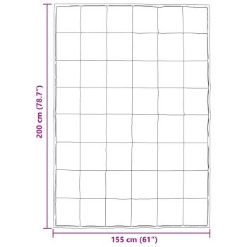 ARDEBO.de - Winterbettdecke Gold 200 x 155 cm Satin und Mikrofaser