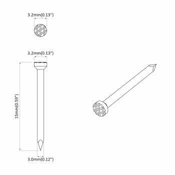 Nägel für Holz 100000 pcs Metall