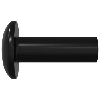 Hülsenmuttern 8451 pcs Schwarz Eisen