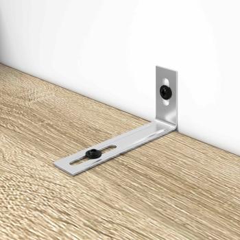 Anti-Kipp-Halterung Uni 1268 pcs Silber Eisen