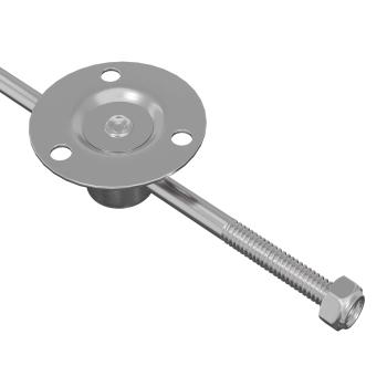 Gasdämpfer 439 pcs Silber Eisen