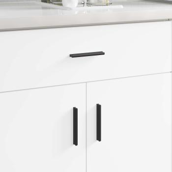 ARDEBO.de - Griff 973 pcs Schwarz 106 x 7,4 x 15,5 mm Aluminium