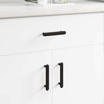 ARDEBO.de - Schrankgriff 474 pcs Schwarz 121 x 16.6 x 28.3 mm Eisen