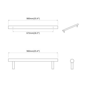 Schrankgriff 12 pcs Silber 0 Edelstahl