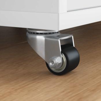 Bockrolle 12 pcs Silber 50 mm Nylon