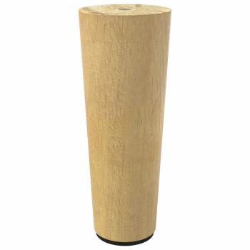 Möbelbeine 12 pcs Braun Ø 44 x 100 mm Massives Eukalyptus Holz