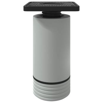 Möbelbeine Verstellbar 12 pcs Weiß 64 x 64 x 100 mm PP