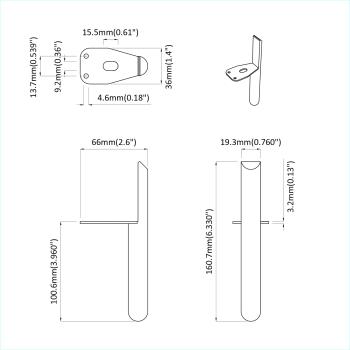 Möbelbeine 12 pcs Schwarz 0 Eisen