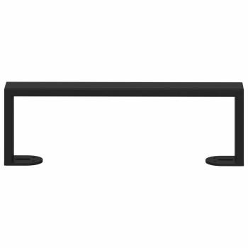 Möbelbeine 2 pcs Schwarz 31,1 x 4 x 10 mm Eisen