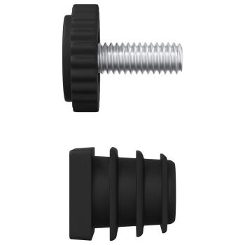 Möbel Leveler Verstellbar 1895 pcs Schwarz PP
