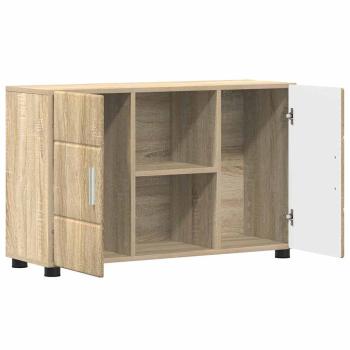 Sideboard Sonoma-Eiche 88,5 x 30,5 x 55,5 cm Holzwerkstoff