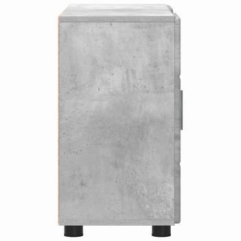 Sideboard Beton Grau 88,5 x 30,5 x 55,5 cm Holzwerkstoff