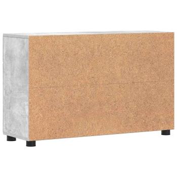 Sideboard Beton Grau 88,5 x 30,5 x 55,5 cm Holzwerkstoff