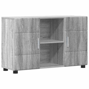 ARDEBO.de - Sideboard Graues Sonoma 88,5 x 30,5 x 55,5 cm Holzwerkstoff