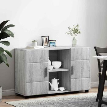 Sideboard Graues Sonoma 88,5 x 30,5 x 55,5 cm Holzwerkstoff