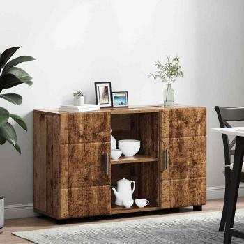 Sideboard mit Regal Altholz 88,5 x 30,5 x 55,5 cm Holzwerkstoff