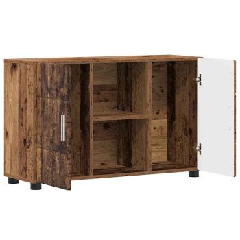 Sideboard mit Regal Altholz 88,5 x 30,5 x 55,5 cm Holzwerkstoff
