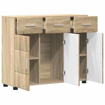Sideboard Sonoma-Eiche 88,5 x 30,5 x 73 cm Holzwerkstoff