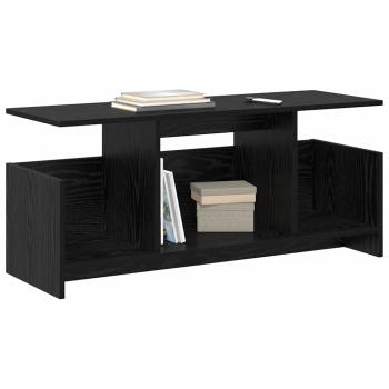 TV-Ständer Schwarz Eichen-Optik 102 x 35 x 45 cm Holzwerkstoff