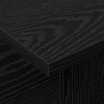 TV-Ständer Schwarz Eichen-Optik 102 x 35 x 45 cm Holzwerkstoff