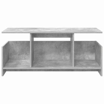TV-Ständer Beton Grau 102 x 35 x 45 cm Holzwerkstoff