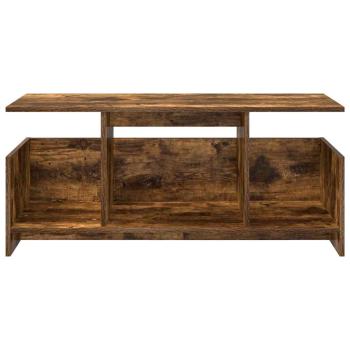 TV-Ständer 102 x 35 x 45 cm Räuchereiche Holzwerkstoff