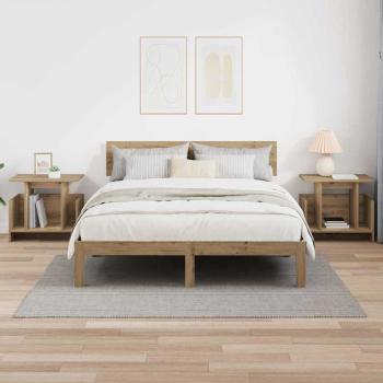 TV-Ständer 2 pcs Artisan-Eiche 50 x 35 x 45 cm Holzwerkstoff