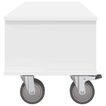 TV-Ständer Weiß 100 x 35 x 35 cm Holzwerkstoff