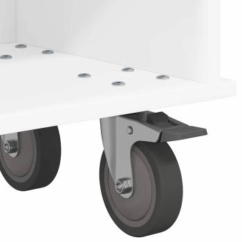 TV-Ständer Weiß 100 x 35 x 35 cm Holzwerkstoff