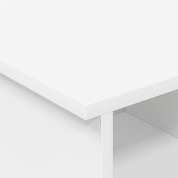 TV-Ständer Weiß 68,5 x 35 x 35 cm Holzwerkstoff