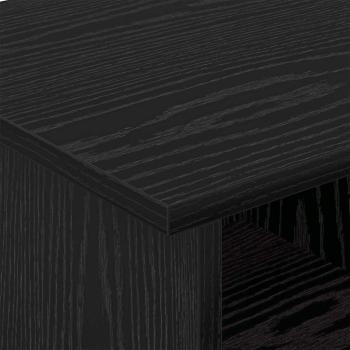 TV-Ständer Schwarz Eichen-Optik 68,5 x 35 x 35 cm Holzwerkstoff