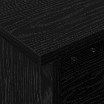 TV-Ständer Schwarz Eichen-Optik 37 x 35 x 35 cm Holzwerkstoff