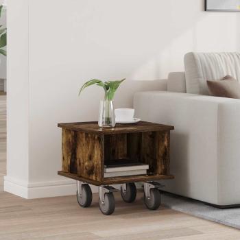 ARDEBO.de - TV-Ständer Geräucherte Eiche 37 x 35 x 35 cm Holzwerkstoff