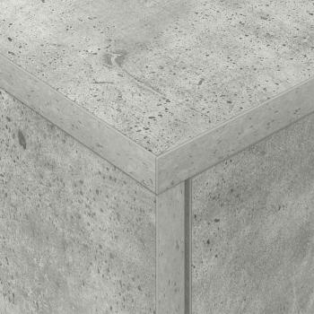 Nachttisch 2 pcs Beton Grau 40,5 x 40 x 48 cm Holzwerkstoff